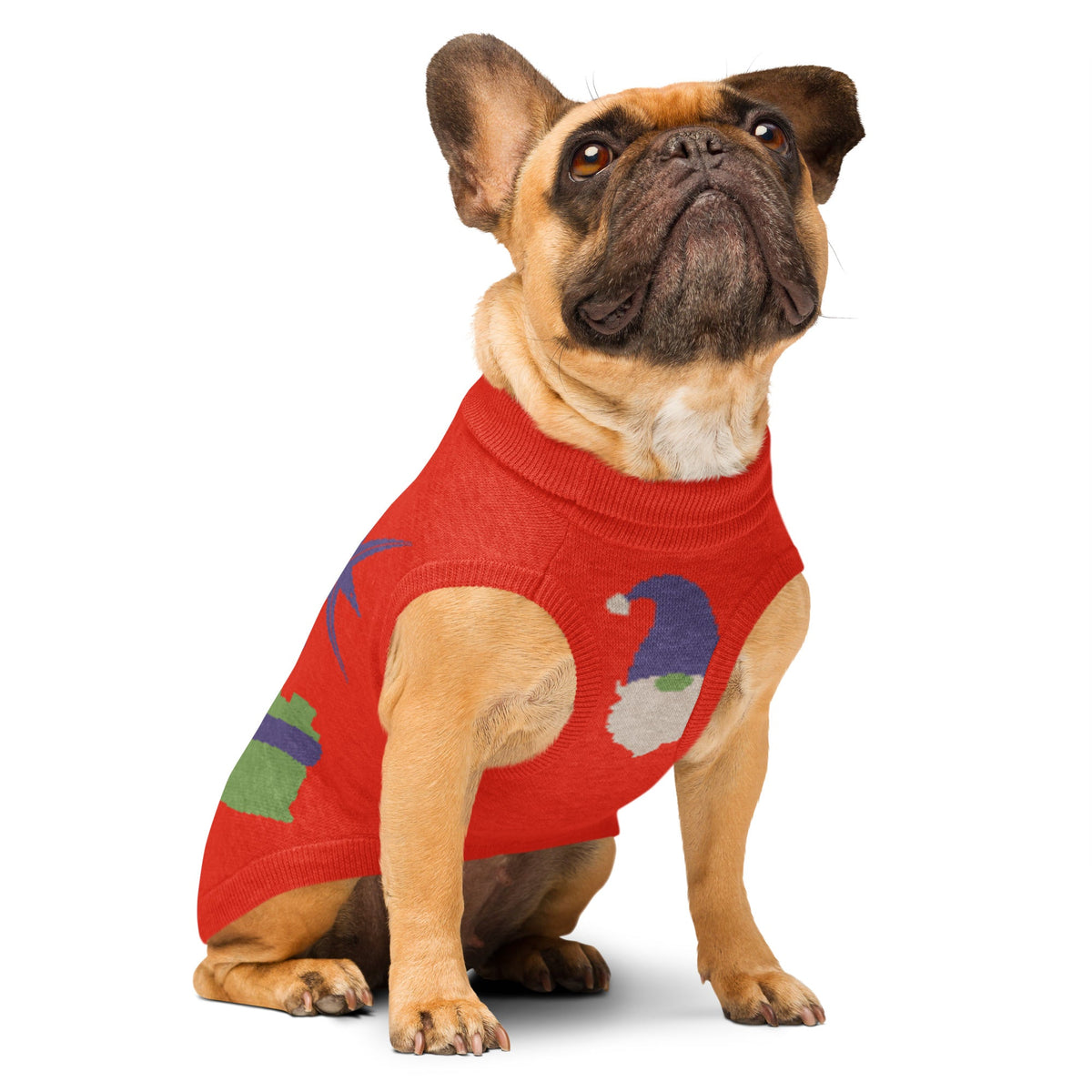 Pull de Noël tricoté pour animaux de compagnie