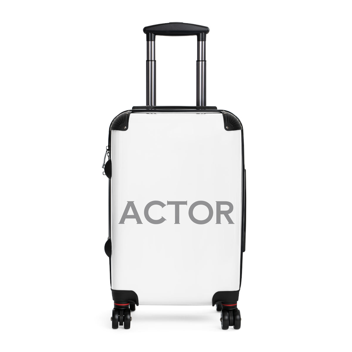 ACTOR UNIVERSE suitcase front view — Le Van Kamp Studio