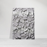 Spasimo — Greek Good Luck Wall Art, Brushed Aluminium