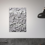 Spasimo — Greek Good Luck Wall Art, Brushed Aluminium