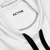 I Am Suspicious of Normal People ACTOR hoodie detail 2 — Le Van Kamp Studio