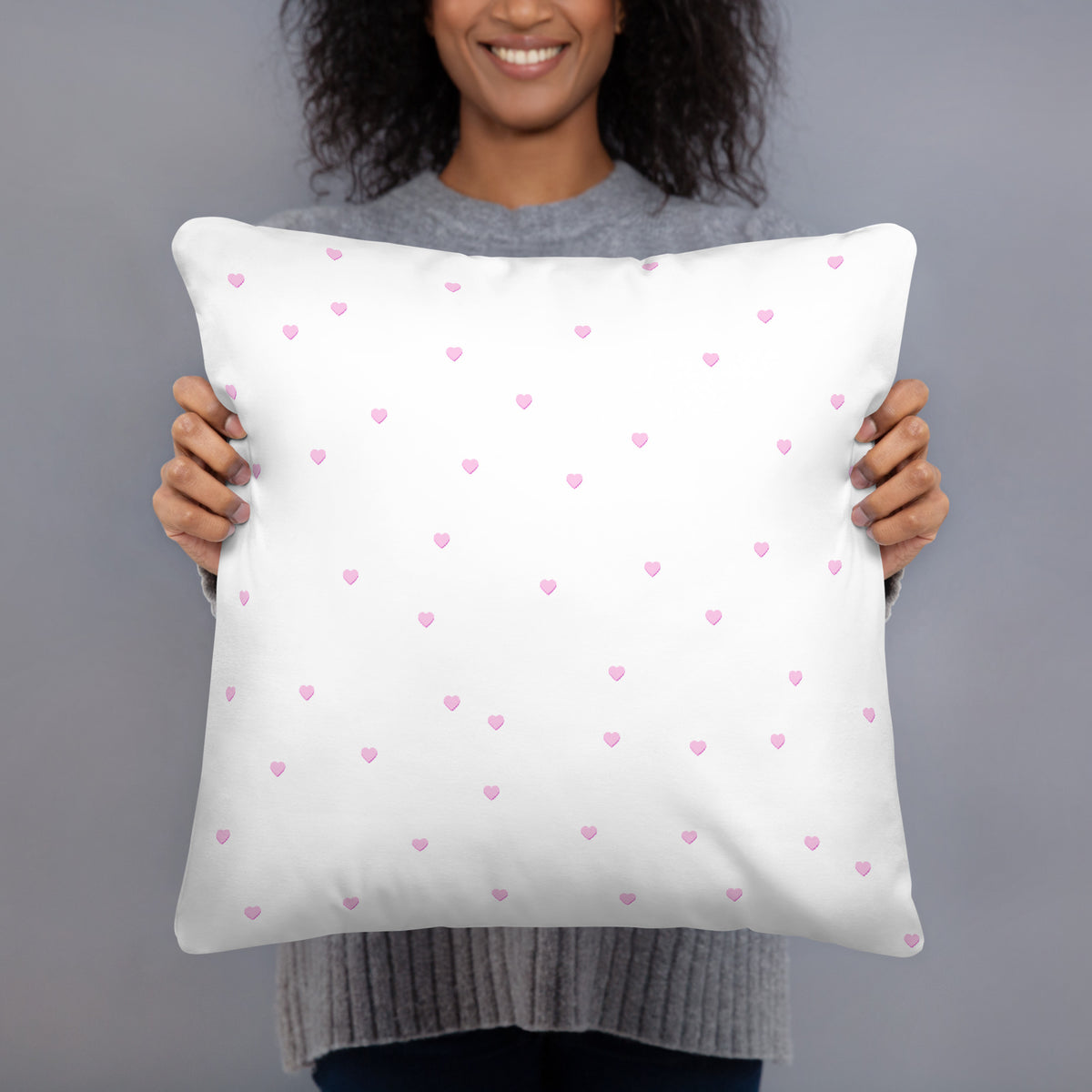 LOVE ME Once Love Me Twice basic pillow back — Le Van Kamp Studio