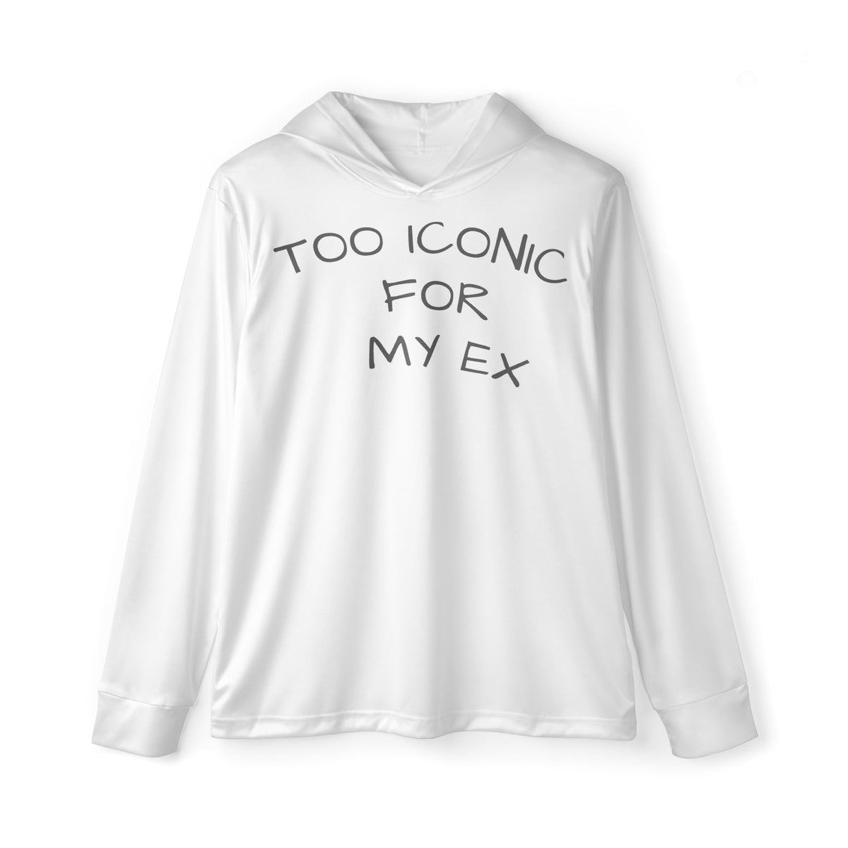 Too ICONIC for my EX sports warmup hoodie front — Le Van Kamp Studio