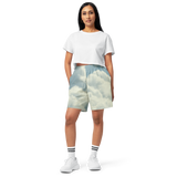 Enter into Creator Mode In The Zone Series Part IV cloud print long shorts on model woman front — Le Van Kamp Studio