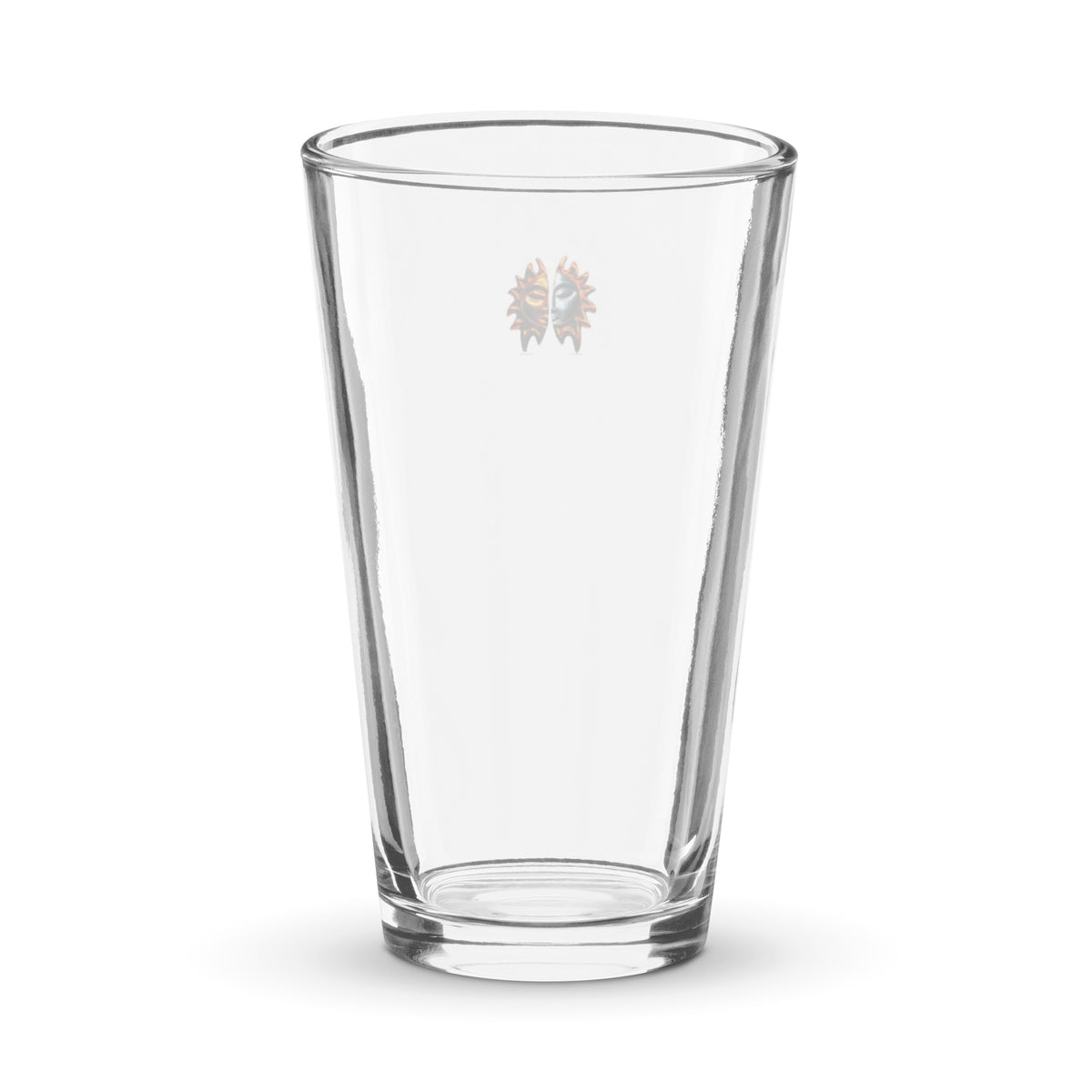 YIN YANG Pour Both Sides shaker pint glass back — Le Van Kamp Studio