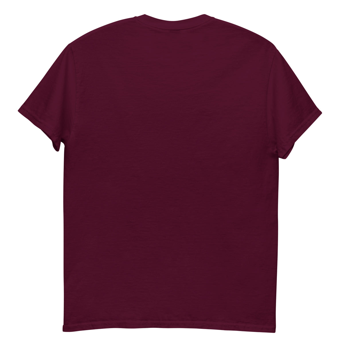 You Don't Know What You Have Till It's Gone II classic tee maroon back — Le Van Kamp Studio