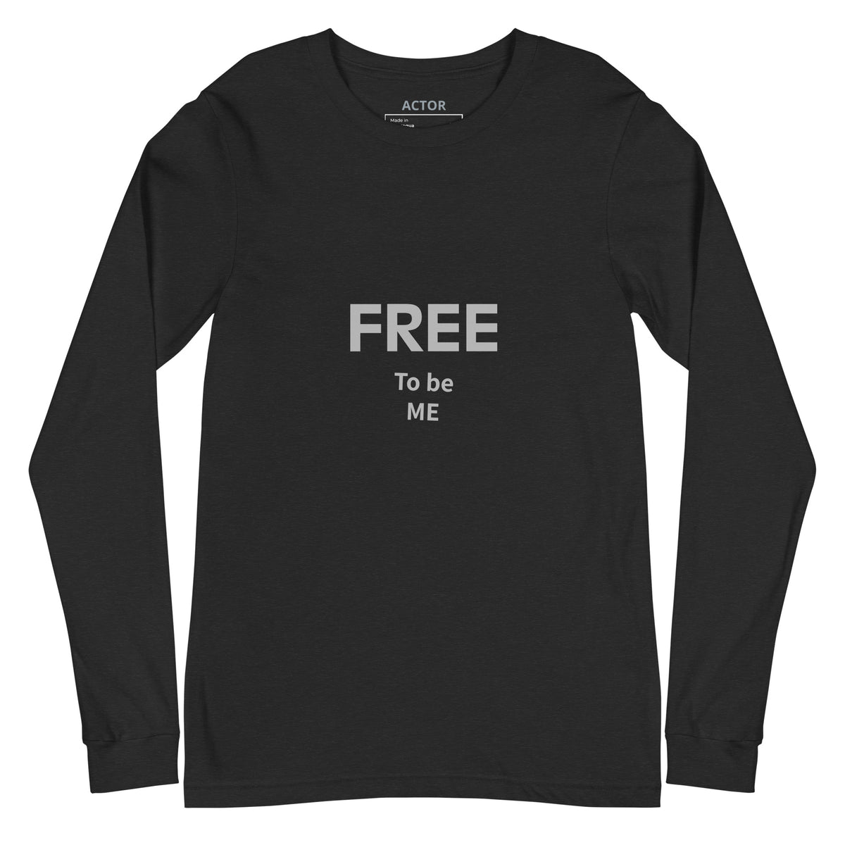 I Am Free From You The Release Tee II black heather front — Le Van Kamp Studio