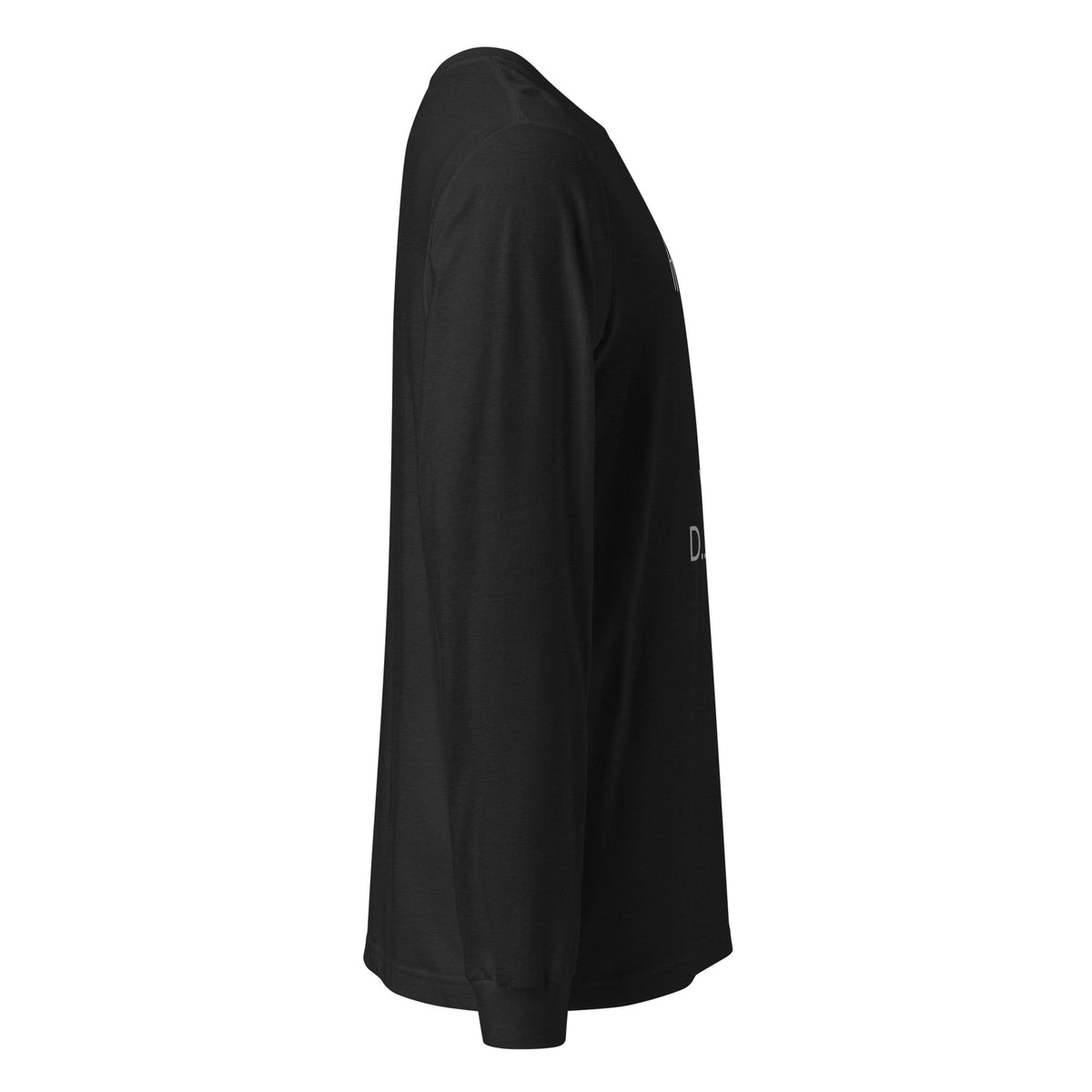 Jeg Stolede På Dig unisex long sleeve tee black right front — Le Van Kamp Studio
