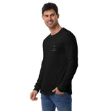 Use the Difficulty ACTOR long sleeve black on model left angle — Le Van Kamp Studio