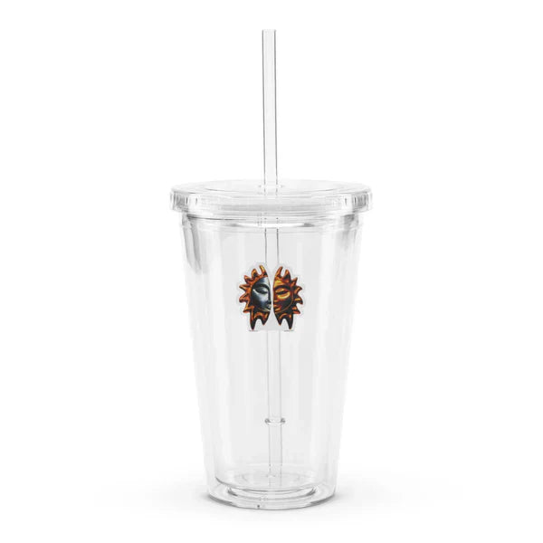 New Drop: YIN YANG — Both Clear — Clear Plastic Tumbler