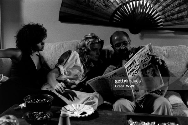 Alexa Kenin, Merete Van Kamp, and director Waris Hussein on the set of Princess Daisy TV miniseries, Los Angeles, April 29, 1983. Photo by Alexandra Milovanovich/WWD/Penske Media via Getty Images
