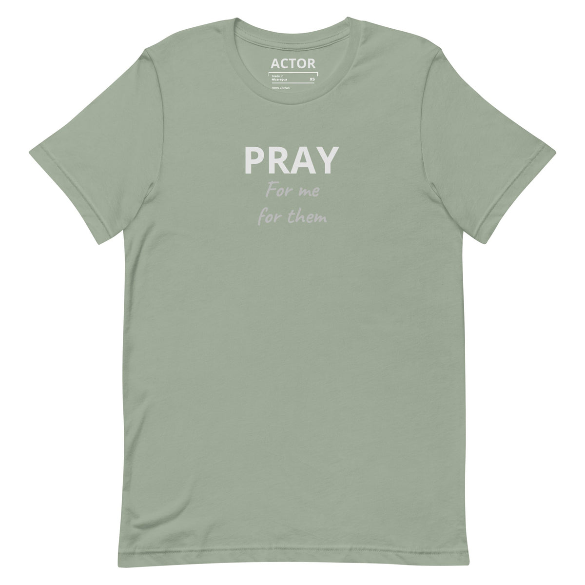 Priez pour moi — Le T-shirt d'affirmation pour quand tout le monde vous tourne le dos