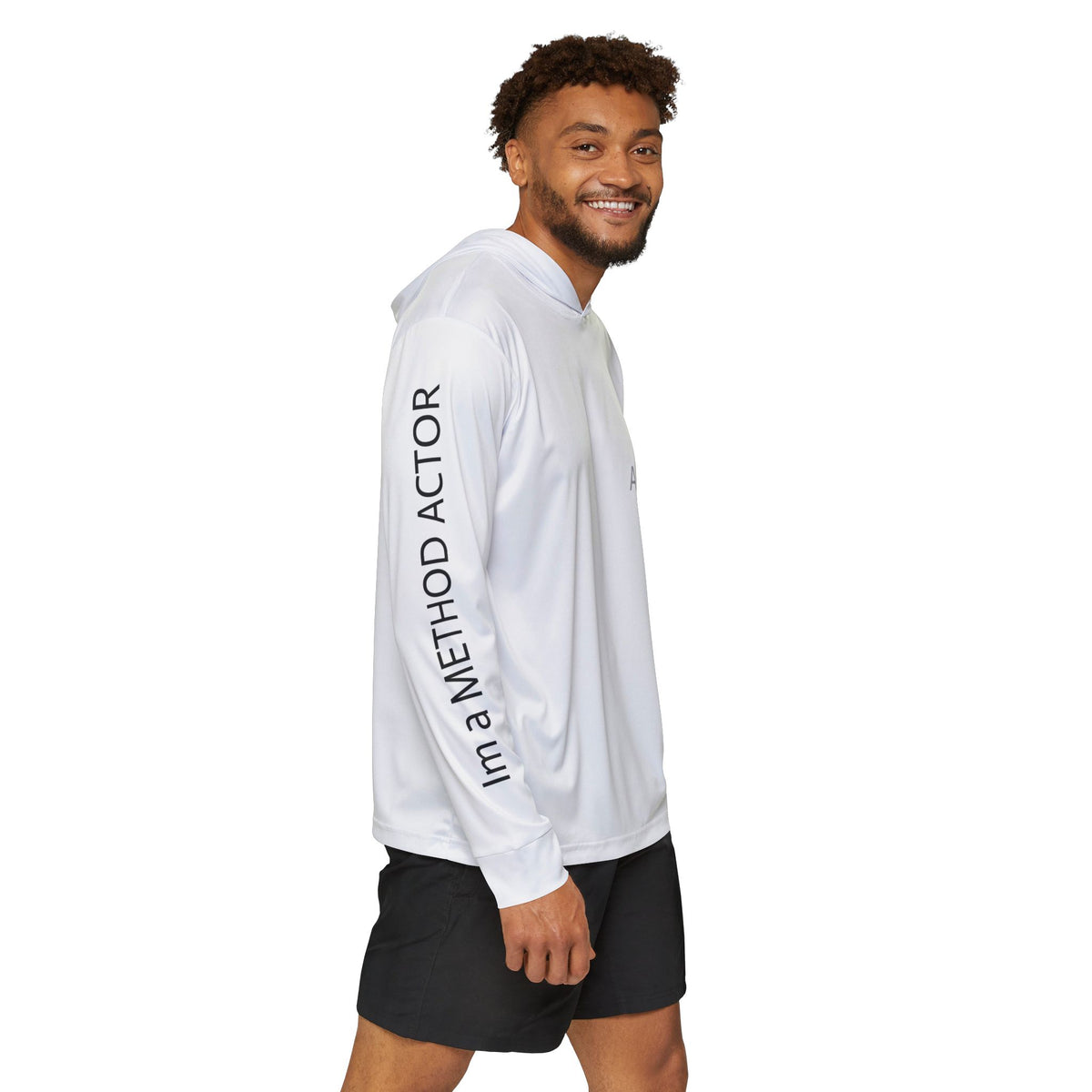 I Am a Method Actor hoodie back view — ACTOR UNIVERSE by M.V.K.