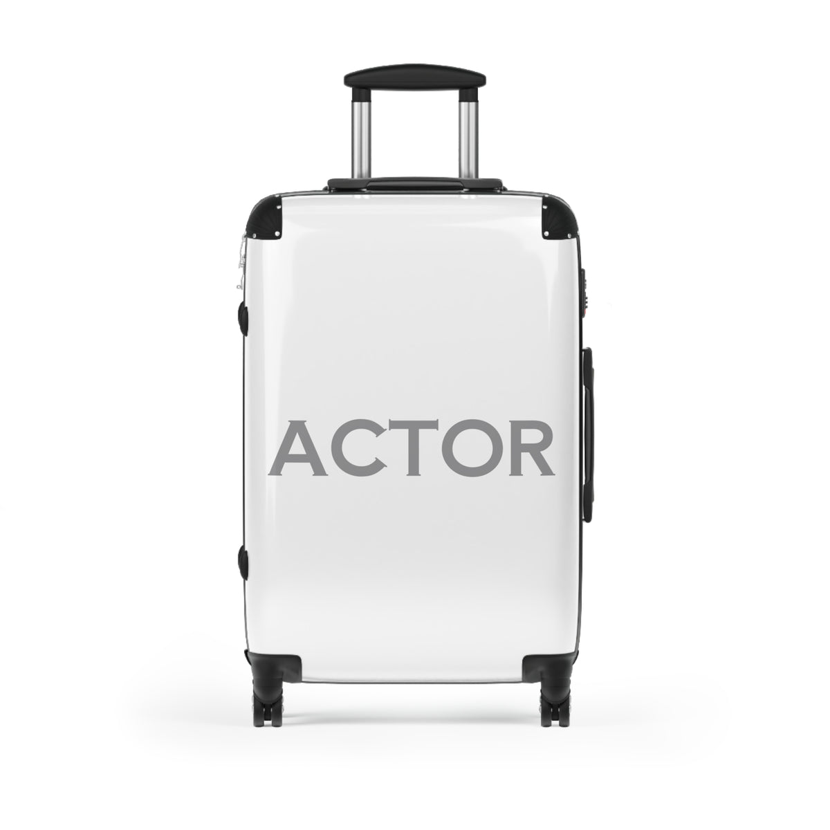 ACTOR UNIVERSE suitcase side view — Le Van Kamp Studio