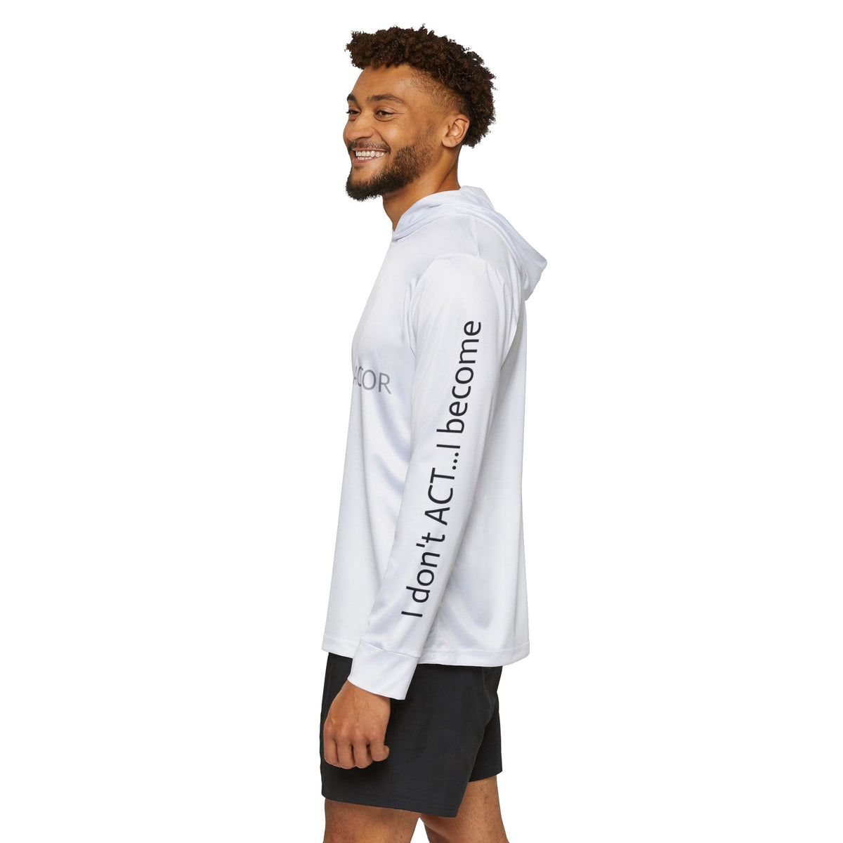 I Am a Method Actor sports warmup hoodie front — Le Van Kamp Studio