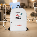 ACTOR Backpack all-over print front view — Le Van Kamp Studio