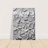 Spasimo — Greek Good Luck Wall Art, Brushed Aluminium
