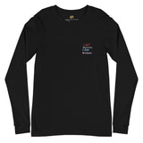I Act Because I Am Broken unisex long sleeve tee black front — Le Van Kamp Studio