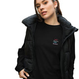 I Act Because I Am Broken long sleeve tee black front detail — Le Van Kamp Studio