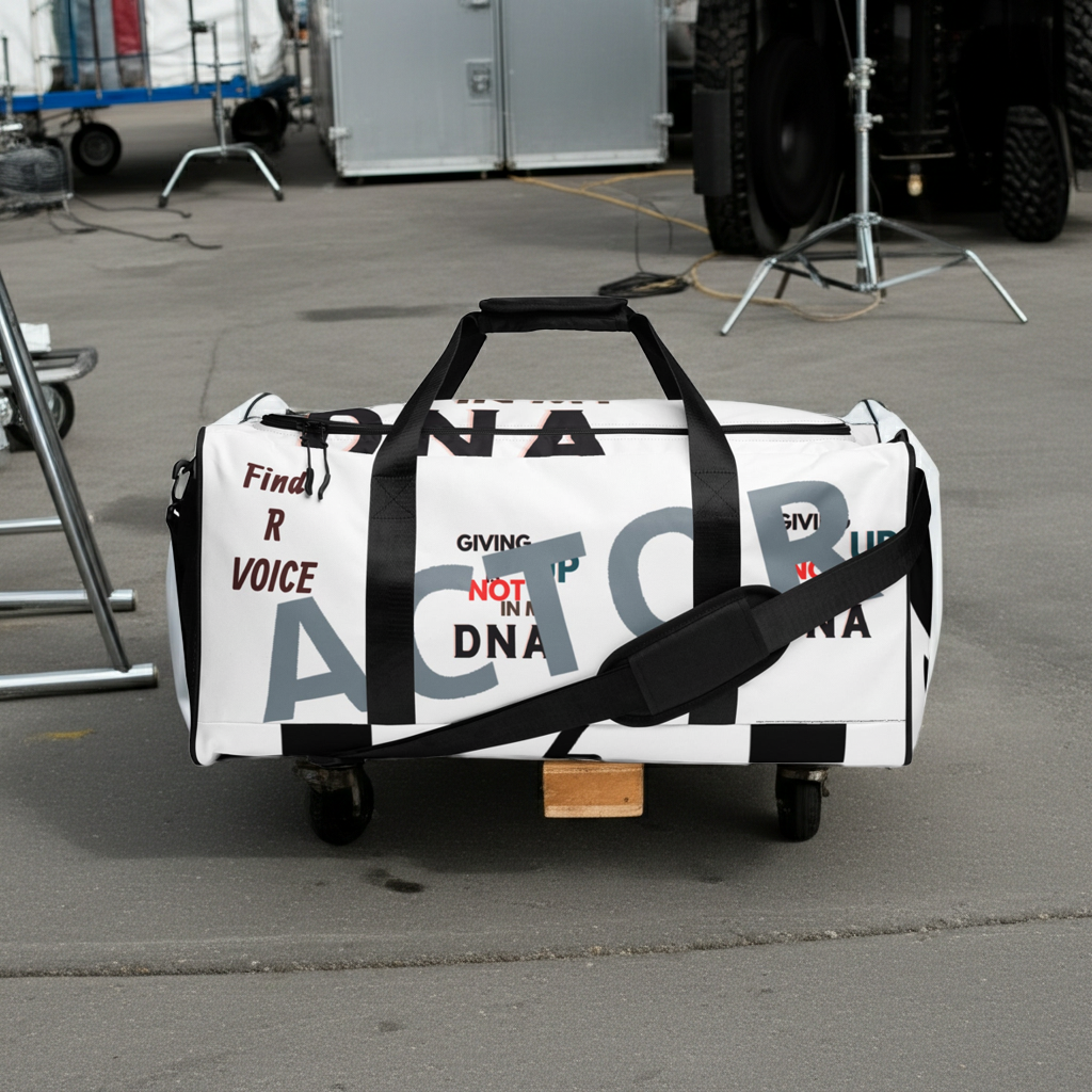 ACTOR Duffle Bag lifestyle — Le Van Kamp Studio