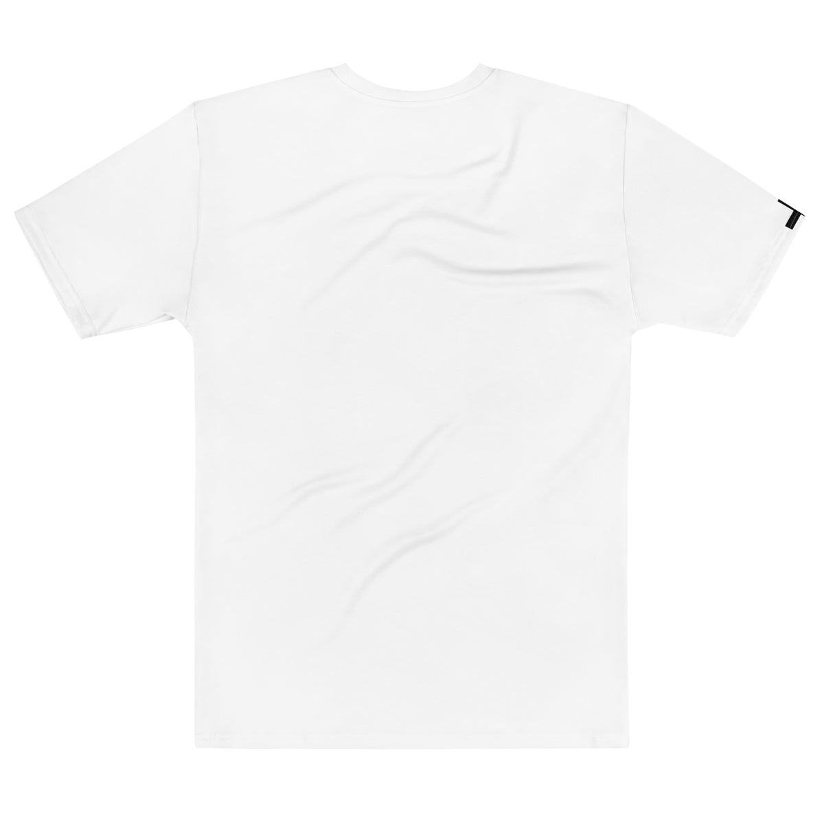 Built for the Ones Who Show Up men's tee white back — Le Van Kamp Studio