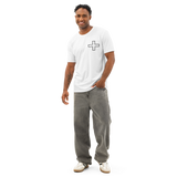 Camiseta de Algodón de Cuello Redondo para Hombre — Para los Que Se Presentan
