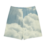 Enter into Creator Mode In The Zone Series Part IV cloud print long shorts flat lay front — Le Van Kamp Studio