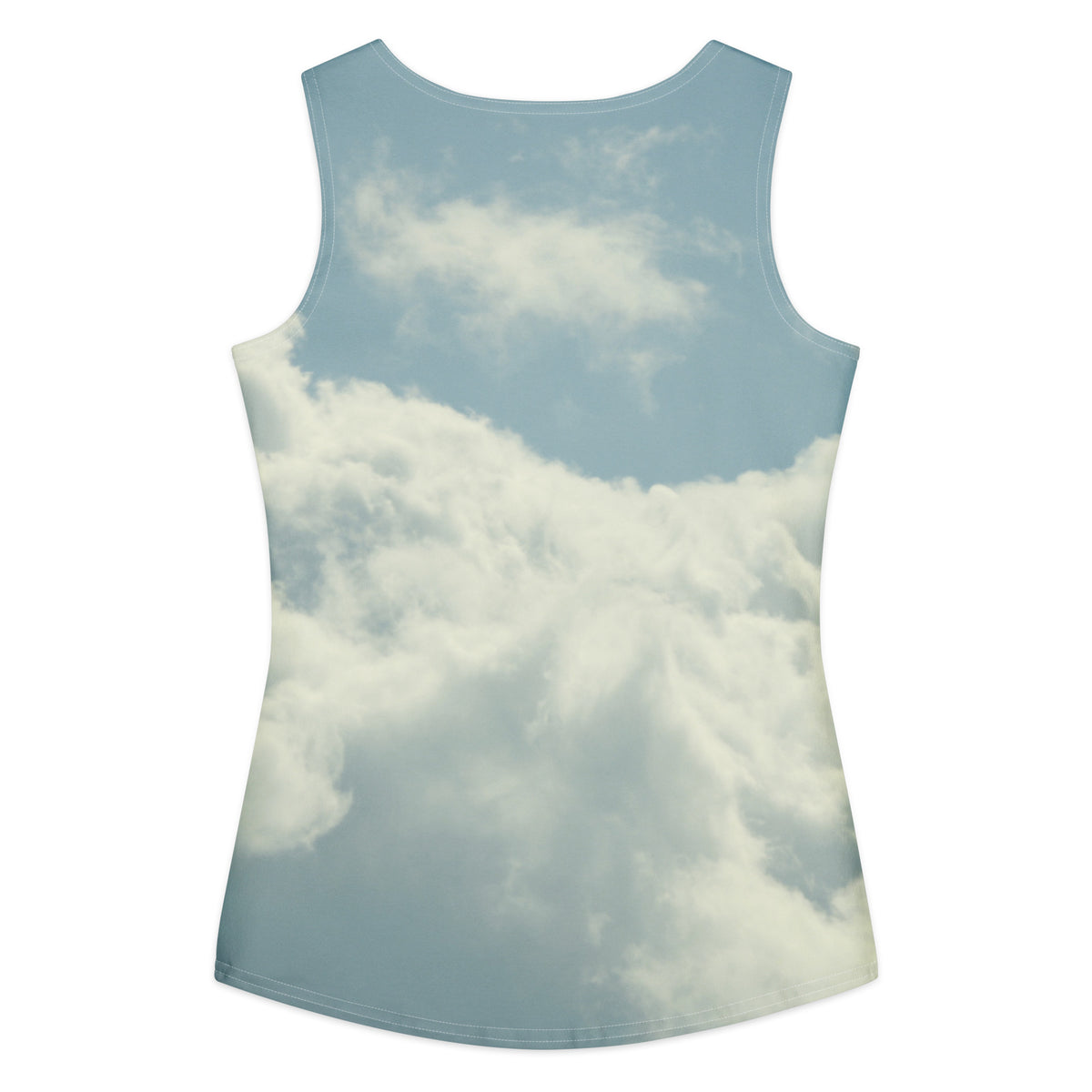 In The Zone II women's cotton tank top back — Le Van Kamp Studio