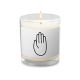 Glass jar soy Blessing HAND wax candle