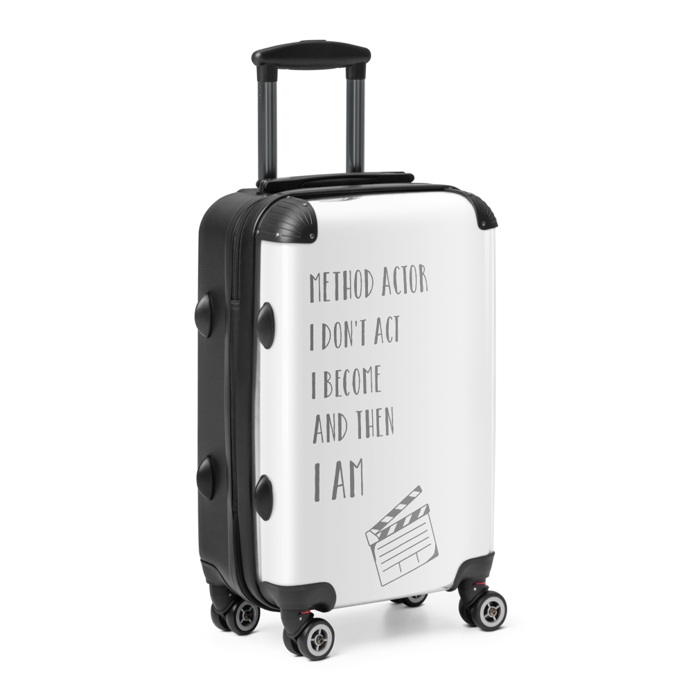 Method Actor suitcase black small right front — Le Van Kamp Studio