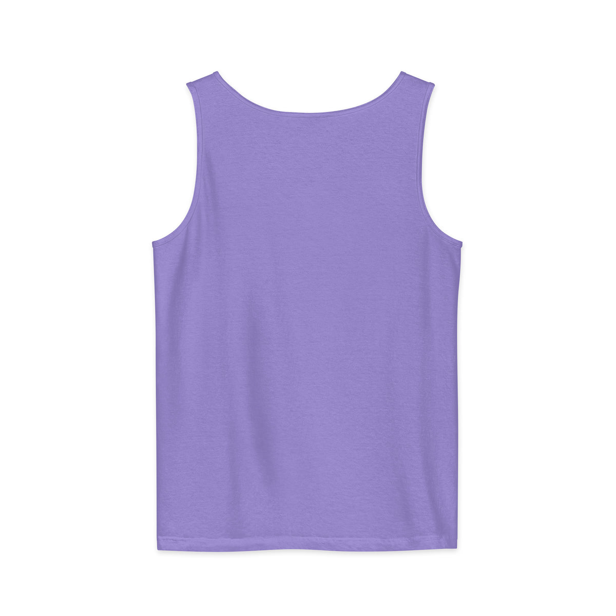 in-alignment-buddha-chakra-tank-top-lavender-back view