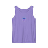 in-alignment-buddha-chakra-tank-top-lavender- front view