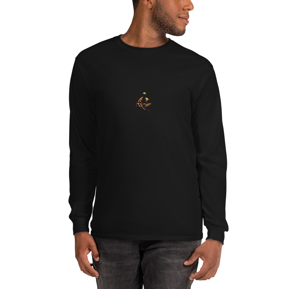 You Are The Chosen One long sleeve shirt front detail — Le Van Kamp Studio