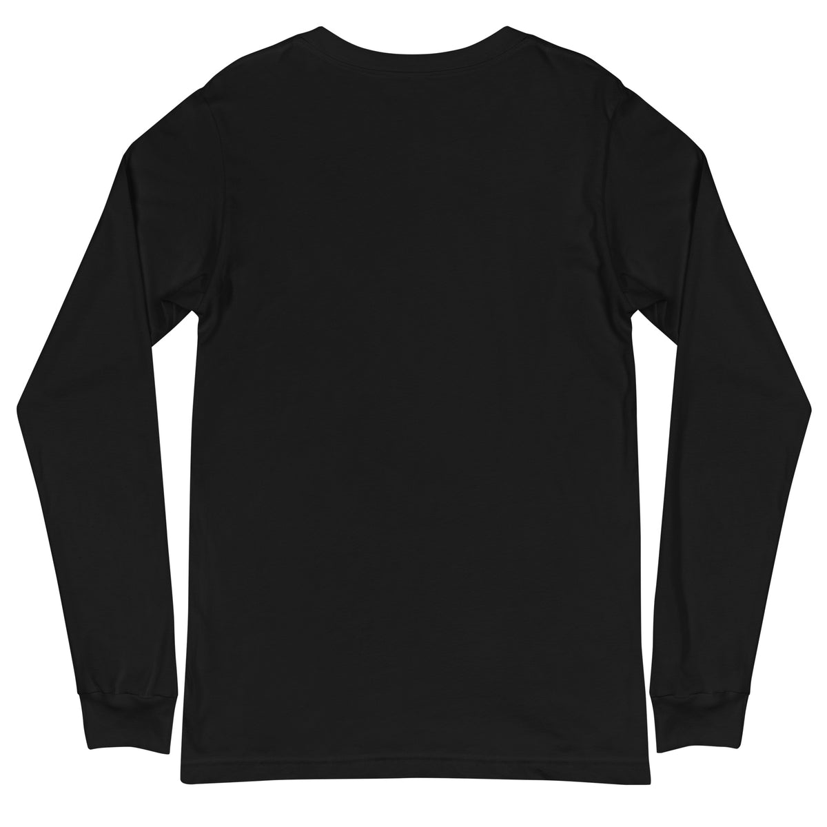 Where Were You When I Needed You long sleeve tee black back — Le Van Kamp Studio