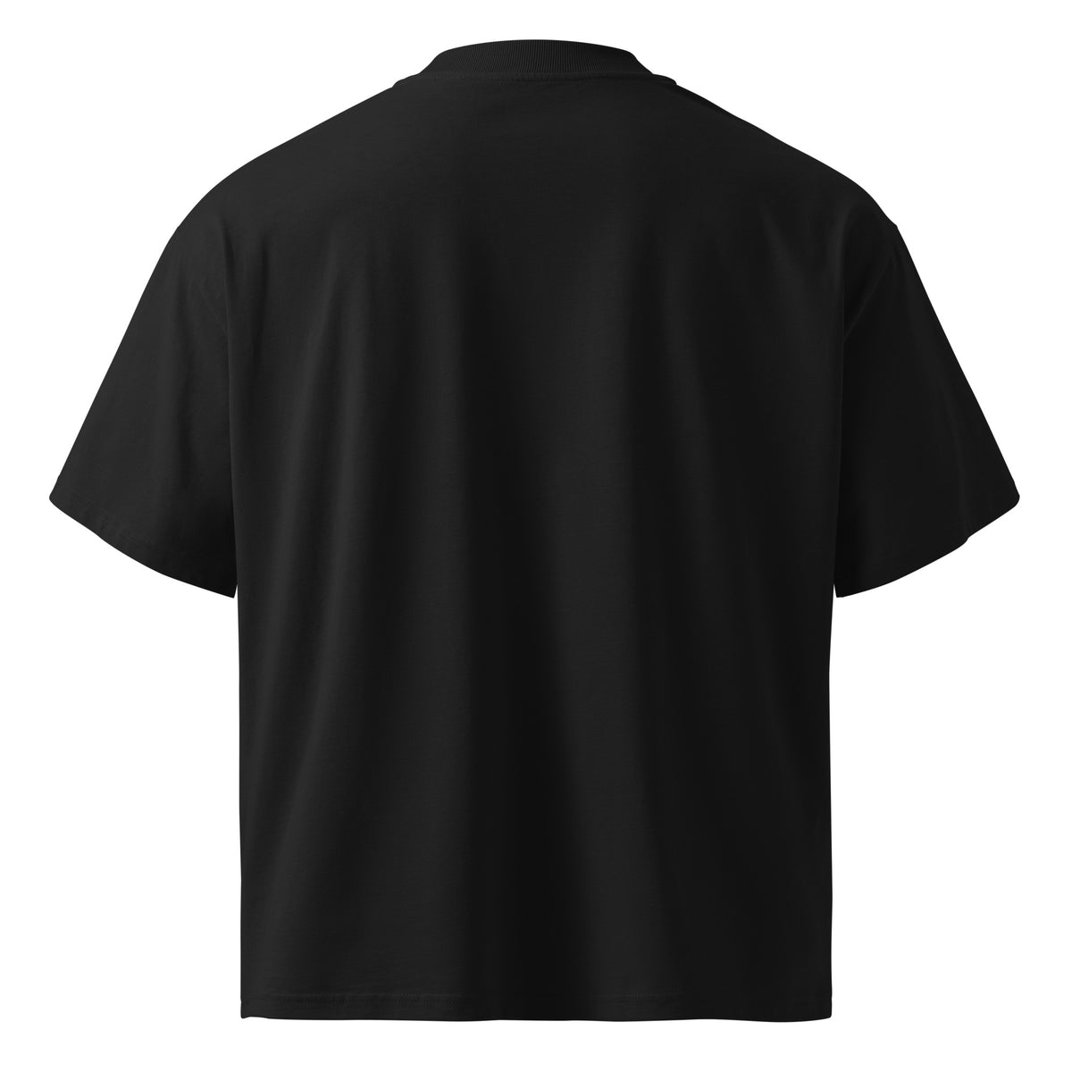 LE BANDAGE affirmation unisex organic oversized high neck t-shirt back— Le Van Kamp Studio