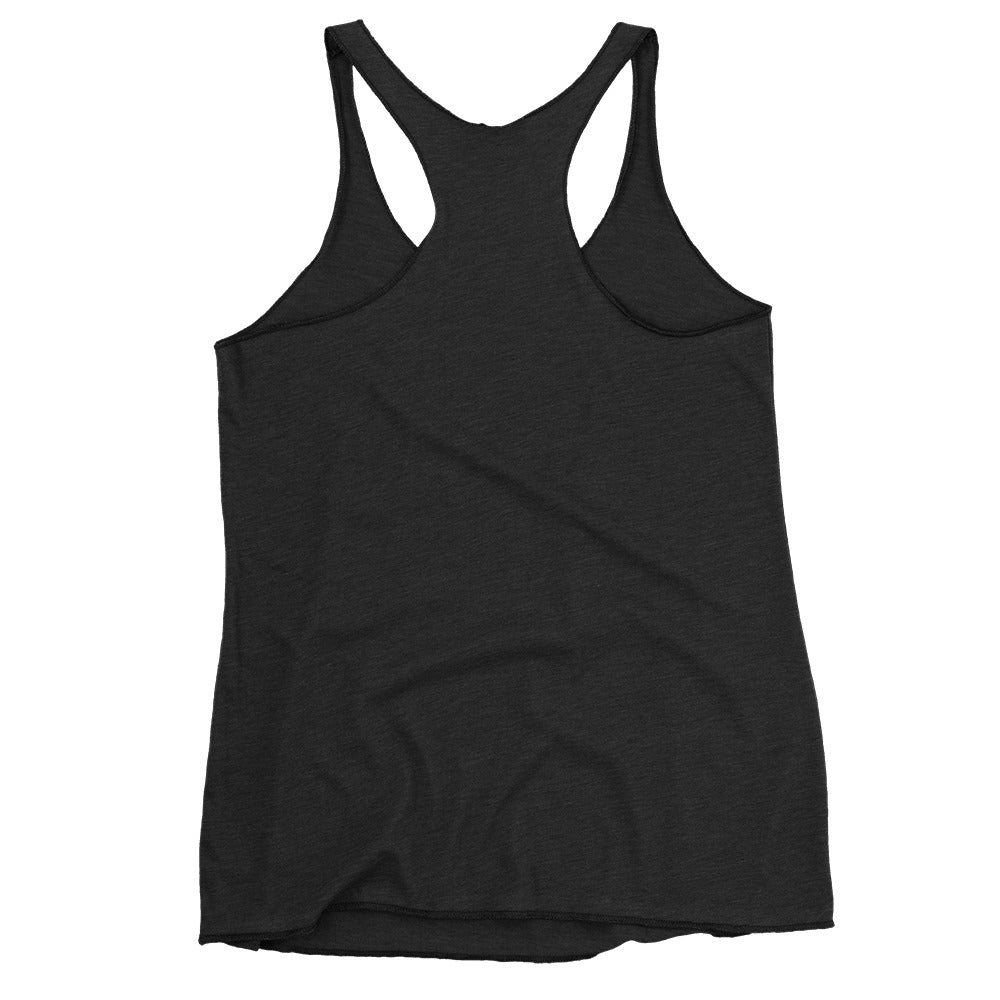 Believe tank top vintage black back — Le Van Kamp Studio